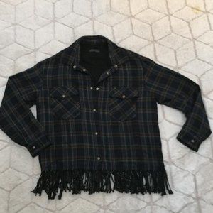 Zara Women's Flannel Jacket Size Medium